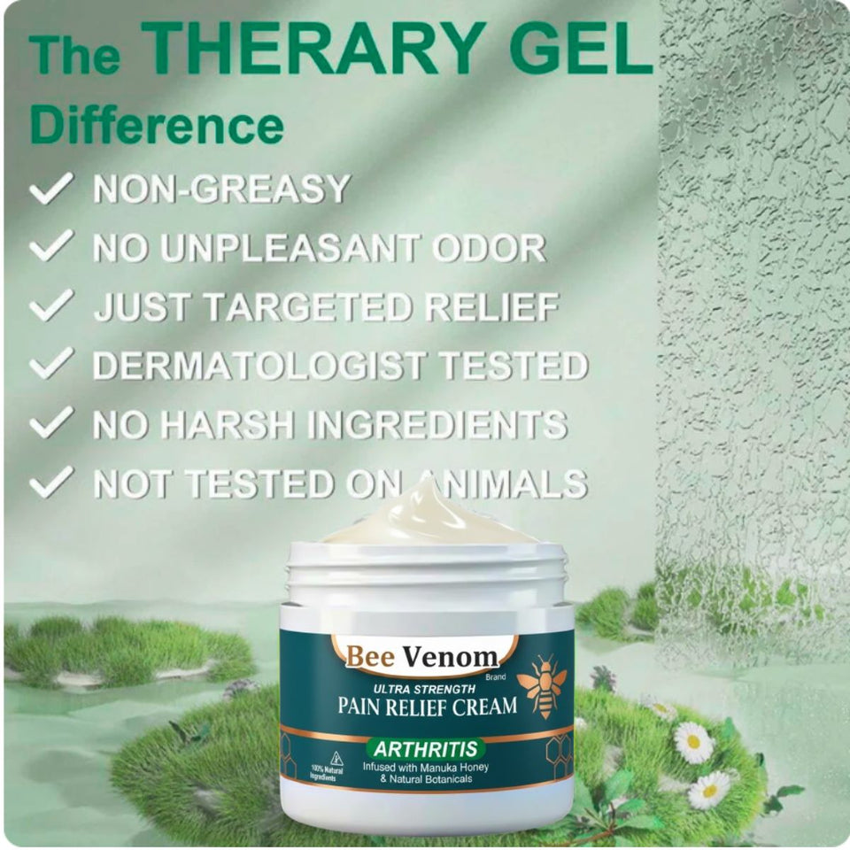 Bee Venom Ultra new Strength Pain Relief Cream 100gram (Pack of 4)