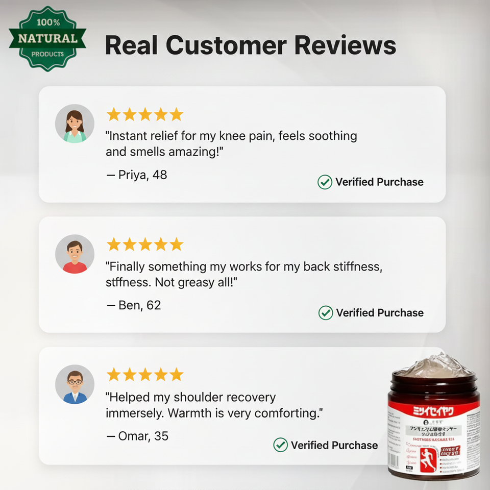 Japanese Instant Pain Relief Soothing Massage Gel (Buy 1 Get 2 )